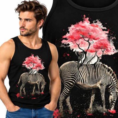 TANK TOP ZWIERZĘTA  ZEBRA